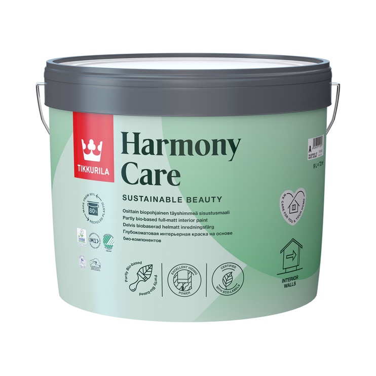 Akrüülvärv Tikkurila Harmony Care A, valge, 9 l