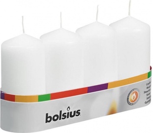 Набор свечей, цилиндрическая Bolsius Block Candle, 20 час, 100 мм, 4 шт.