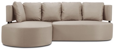 Kampinė lauko sofa Calme Jardin Barts 4 Seats, smėlio, kairinė, 190 cm x 245 cm x 85 cm