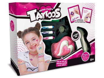 Набор для татуировок Madej Super Party Tatoos 006202, многоцветный