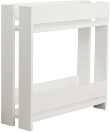 Журнальные столики Kalune Design Massi Side Table, белый, 74 см x 25 см x 72 см