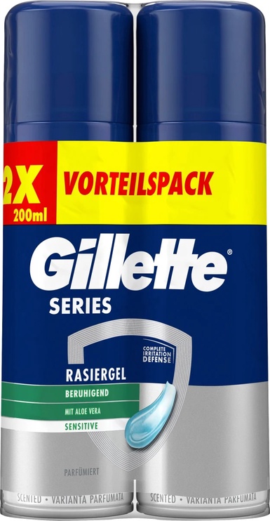 Гель для бритья Gillette Series Sensitive Aloe Vera, 400 мл