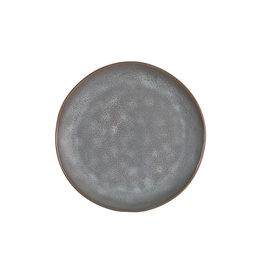 Lėkštė pietų Domoletti Earth, 26.5 cm x 26.5 cm x 0.29 cm, Ø 26.5 cm, pilka