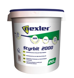 Битумная мастика Nexler, 20 кг, черный