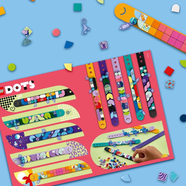 Конструктор LEGO® DOTS Большой набор дизайнера браслетов 41807, 388 шт.