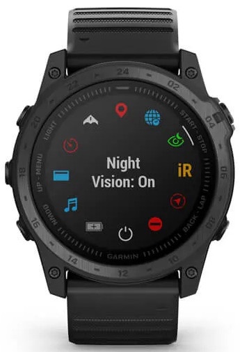 Viedais pulkstenis Garmin Tactix 7 Standard 010-02704-01, melna
