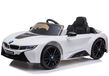 Bezvadu automašīna LEAN Toys BMW i8, balta