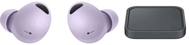 Bezvadu ieliekamās austiņas Samsung Galaxy Buds2 SM-R510NLVAEUE, violeta + Samsung Charger