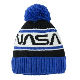 Зимняя шапка, для мальчиков Cool Club NASA LAB2732701, синий/белый/черный, 52 см