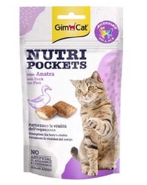 Kārumi kaķiem Gimborn Nutri Pockets Duck, 0.06 kg
