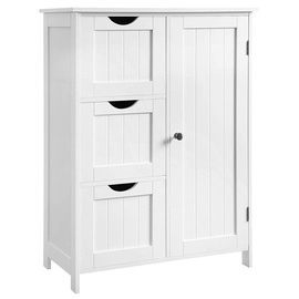 Kumode Songmics Floor Cabinet, balta, 30 cm x 60 cm x 81 cm