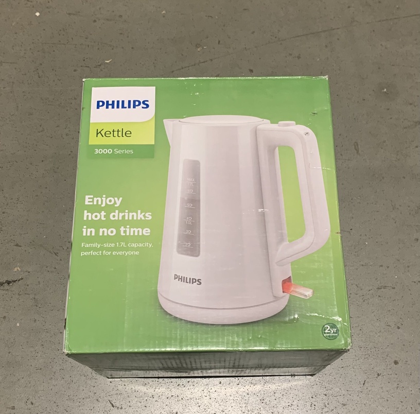 Elektriline veekeetja Philips HD9318/00, valge, 2200 W (kahjustatud pakend)