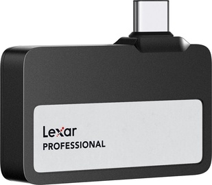 Cietais disks Lexar Professional Go SL400, SSD, 2 TB, melna
