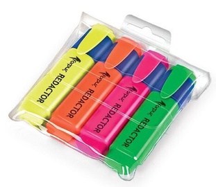 Marker Forpus Redactor, kollane/roheline/oranž/roosa