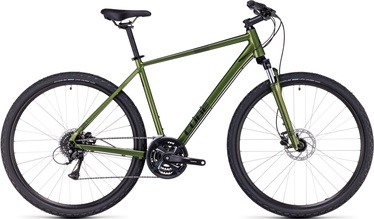 Velosipēds kalnu Cube Nature, 28 ", 18" (46 cm) rāmis, melna/zaļa