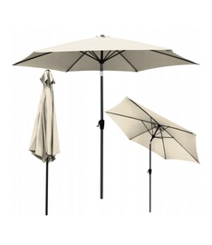Dārza saulessargs Outdoor Umbrella, 288 cm, bēša