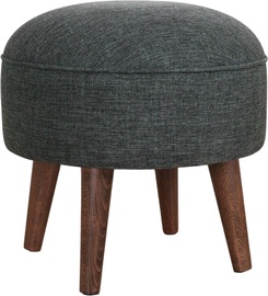 Pufs Hanah Home Deff 209FLF1168, zaļa/pelēka, 45 cm x 45 cm x 43 cm