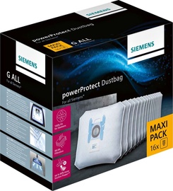 Putekļu sūcēja maiss Siemens powerProtect G ALL VZ16GALL VZ16GALL, 16 gab.