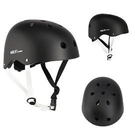 Шлем Nils Extreme MTW001, M (55-58cm), черный