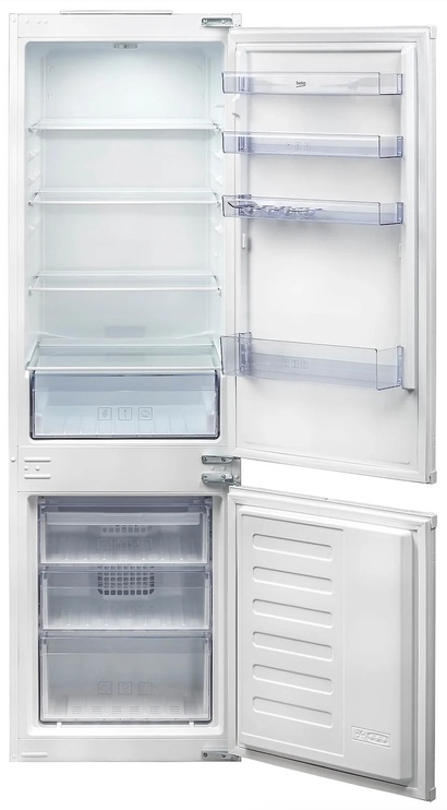 Iebūvējams ledusskapis Beko BCHA275K3SN, saldētava apakšā