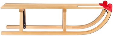 Puidust kelk Nijdam Davos, pöök/punane, 90 cm x 30 cm