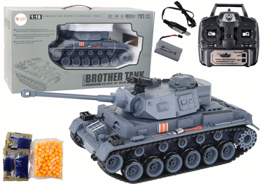 RC tankas Lean Toys 16280, 32 cm, 1:18, universali