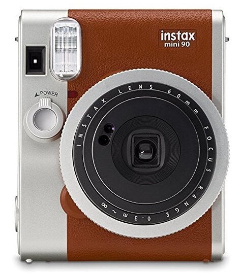 instax mini 90 neo classic camera brown