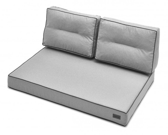 Комплект подушек для сидения Hobbygarden Karol 2+1 ZKDBLE5, светло-серый, 40 x 120 см