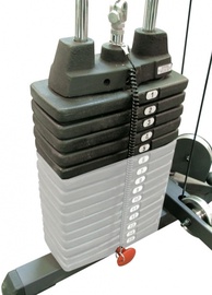 Piederumi trenažieriem Body-Solid Extra Weight Stack SP50, melna
