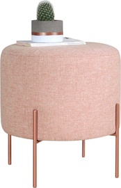 Пуф Hanah Home Copper 44, розовый/медный, 40 см x 40 см x 42 см
