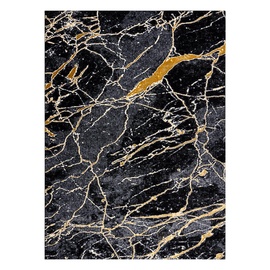 Ковер комнатные Hakano Mosse Marble 3, золотой/черный/серый, 170 см x 120 см