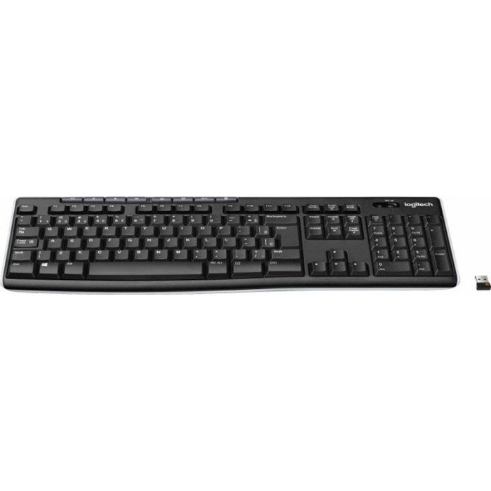 Klaviatuur Logitech K270 INT, EN, must, juhtmeta