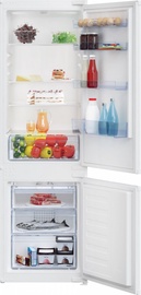 Встраиваемый холодильник Beko ICQFD373, морозильник снизу