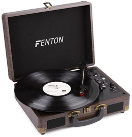 Патефон Fenton RP115B, коричневый, 3.4 кг