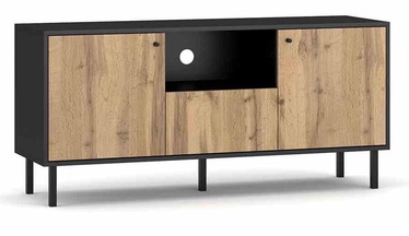 TV-laud Hakano Olea, pruun/must, 1400 mm x 420 mm x 650 mm