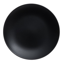 Тарелка обед Maku, 21 см x 21 см, Ø 21 см, черный