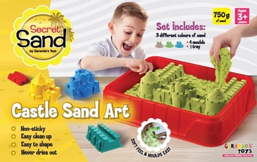 Kinētiskās smiltis Gerardos Toys Castle Sand Art 56399, daudzkrāsains