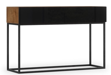 Konsoollaud Avorio, must/tamm, 40 cm x 120 cm x 80 cm