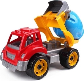 Rotaļlietu smagā tehnika Technok Truck Cement Mixer 3718, daudzkrāsaina