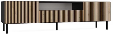 TV-laud Top E Shop RTV Kama, must/tamm, 40 cm x 160 cm x 43 cm