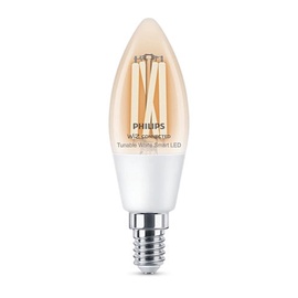 Лампочка Philips Wiz LED, C35, белый, E14, 4.9 Вт, 470 лм