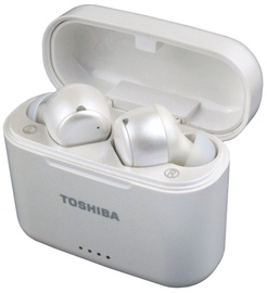 Belaidės ausinės Toshiba AirHush, balta