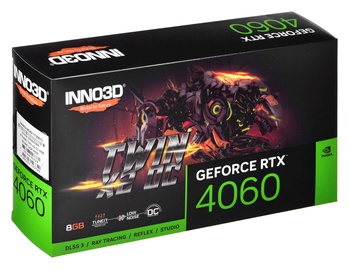 Videokarte Inno3D GeForce RTX™ 4060 N40602-08D6X-173051N, 8 GB, GDDR6