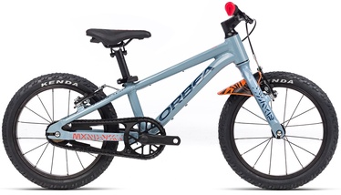 Vaikiškas dviratis Orbea MX 16, mėlynas/raudonas, 16"