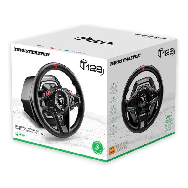 Игровой руль Thrustmaster T128 X, черный