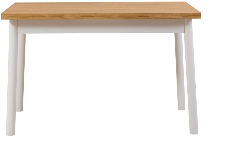 Ēdamistabas komplekts Kalune Design OLV-SA-TK2, balts/koka