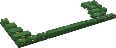 Колпачки клавиш Xtrfy K5 Compact Add-on Keycaps Forest Green 22 keys, зеленый