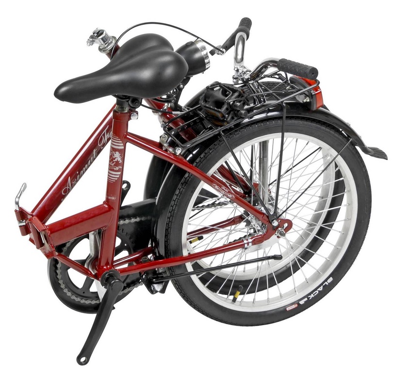 Jalgratas kokkuklapitavad Azimut Fold, 20 ", bordoo