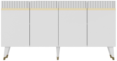 Kumode Kalune Design Defne, zelta/balta, 150 cm x 40 cm x 80 cm