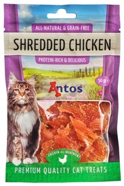 Kārumi kaķiem Antos Shredded Chicken, 0.05 kg